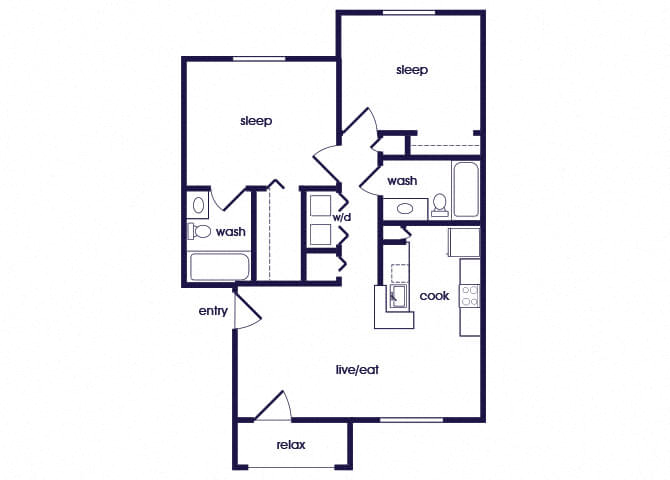 Suite A Floorplan